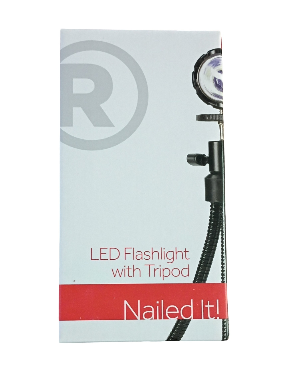 Nailed It! LED Flashlight with Tripod - Black